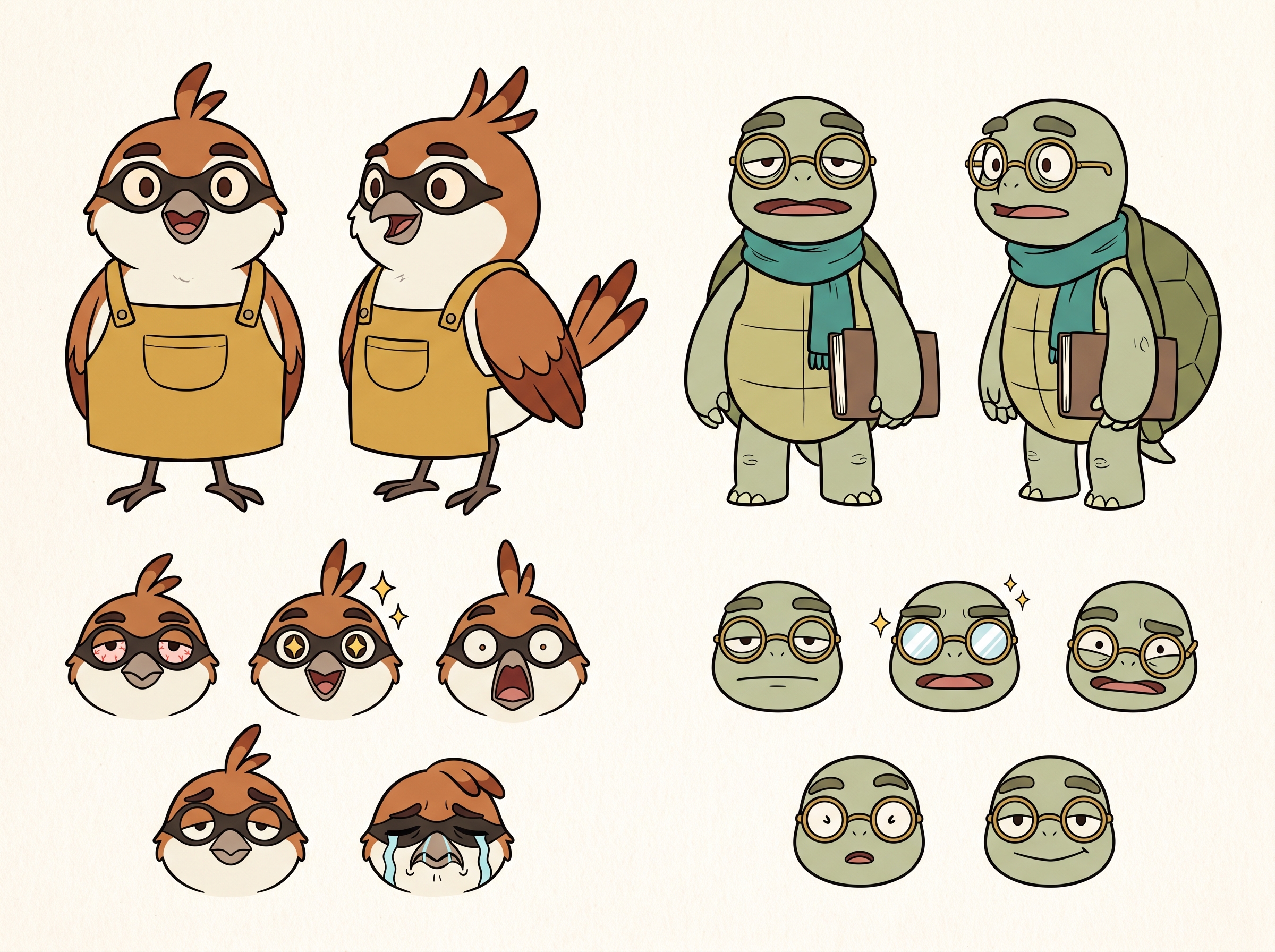 Mozu and Bon character sheet
